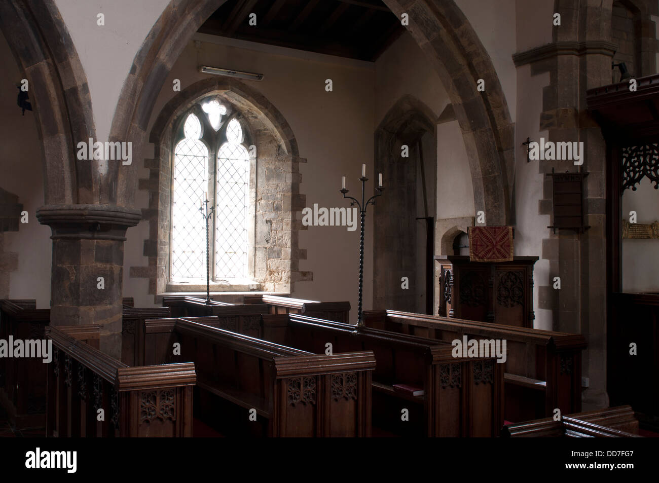 St. Mary`s Church, North Aston, Oxfordshire, England, UK Stock Photo
